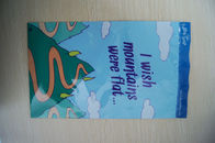 O selo impresso Ldpe do aperto ensaca o azul com desenhos animados pequenos para brinquedos das crianças