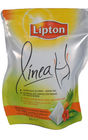 O ANIMAL DE ESTIMAÇÃO curvado gracioso de Lipton/sacos de empacotamento chá de VMPET/PE levanta-se