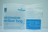 Levante-se sacos azuis do armazenamento do alimento do selo de vácuo/sacos da selagem vácuo da microonda para o alimento