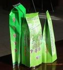 Umidade - saquinhos de chá laterais do reforço da prova que empacotam com o entalhe do rasgo, verde