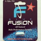 Cartão azul que empacota para as tabuletas masculinas, revestimento aquoso de Bliser da fusão