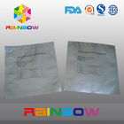 O saco de plástico prateado/resíduo metálico da folha de alumínio do LDPE imprimiu o empacotamento dos malotes plásticos
