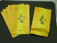 Sacos de empacotamento 10g 12g do chá chinês da folha do reforço do lado da impressão do Gravure