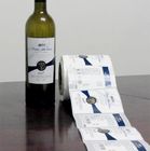 A luva impermeável personalizada do psiquiatra do vinho tinto do projeto etiqueta a etiqueta autoadesiva da garrafa