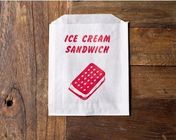 Personalizado imprimindo o amendoim/o saco de papel de empacotamento do alimento do sanduíche gelado