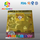 Embalagem estática do malote do zíper do saco da folha de alumínio do ouro anti para produtos eletrônicos