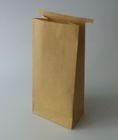 Saco de papel de Kraft da natureza para o saco do empacotamento de alimento do café/chá/petisco com laço da lata