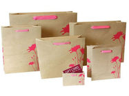 O punho liso recicl Brown personalizou o presente dos sacos de papel/saco de papel de compra de Kraft