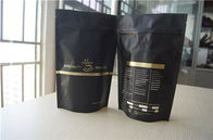 O costume imprimiu levanta-se o saco de café com o saco de empacotamento do feijão da válvula/café da desgaseificação