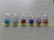 garrafas plásticas da medicina da folha 10ml de alumínio para o comprimido do sexo com tampão colorido