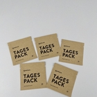 Sacos selados laterais imprimindo feitos sob encomenda do MOPP 3 biodegradáveis do saco de papel de Kraft