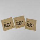Saco liso do malote da folha de alumínio de papel de embalagem do saco lateral feito sob encomenda do selo de Logo Heat Seal 3