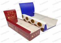 Caixas de empacotamento do cartão contrário feito sob encomenda da exposição para a embalagem do chocolate do chá