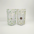 Sacos de papel Kraft Sacos de chá Embalagens para bolsas de pé refeitáveis