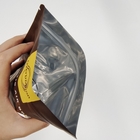 Impressão digital Folha de alumínio personalizada reabre-se para cima resistente a cheiro fecho Mylar Embalagem Bolsa Sacos para armazenamento de alimentos