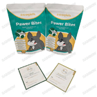 Sacos de embalagem de alimentos para animais de estimação Sacos de papel kraft branco reciclável durável