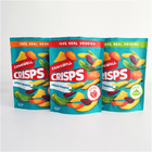 Impressão digital personalizada Ziplock Edibles Stand Up Packaging BagsPara alimentos de nozes