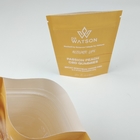 MOPP Saco de papel Kraft compostável Custom Standing Pouch Zipper Humectância Proof For Food