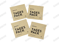 Saquete de chá biodegradável trilateral de selos térmicos de embalagem de chá, saco de embalagem de café, saco de embalagem de comprimidos de papel Kraft