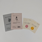 Impressão de cores Saquetes de papel biodegradáveis para cuidados com a pele Saquetes de papel plástico PLA compostável