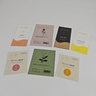 Impressão de cores Saquetes de papel biodegradáveis para cuidados com a pele Saquetes de papel plástico PLA compostável
