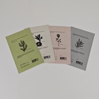 Exemplos de cosméticos Creme facial Biodegradável Bolsa Kraft Impressão digital personalizada Bolsas pequenas
