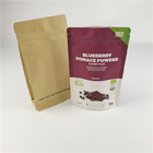 Material de embalagem de alimentos Impressão digital personalizada Bolsas de zíper stand up resistentes ao odor resistentes à umidade