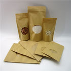 Sacos de papel personalizados dados forma ovais/malote de empacotamento do pó proteína do arroz