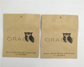 O espaço livre da parte anterior personalizou sacos de papel para o pó/doces/café