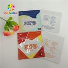 O lado três selado imprimiu o empacotamento gomoso dos doces dos sacos de plástico personalizado com Ziplock
