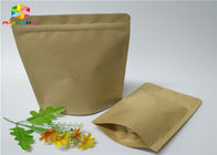 Kraft personalizou o Ziplock de empacotamento da janela do alimento de petisco do açúcar do ofício da porca dos sacos de papel