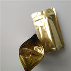 O logotipo feito sob encomenda levanta-se malotes do café, sacos Ziplock metálicos do empacotamento de alimento do ouro