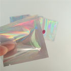 Arco-íris que empacota o calor selado dos sacos de plástico - mini malote holográfico transparente selado da joia