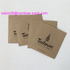 A embalagem Ziplock revestida PE ensaca sacos personalizados malote de Kraft do tamanho do saquinho de papel para o café/chá/petisco