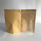 Kraft levanta-se o fechamento personalizado malote do zíper da folha de alumínio dos sacos de papel do fechamento do fecho de correr