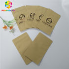 Embalagem Roasted orgânica alinhada folha personalizada Kraft selada lado do café de três sacos de papel