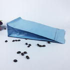 Malotes plásticos de parte inferior lisa que empacotam os sacos de café superiores Ziplock Resealable personalizados