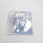 Mícron de empacotamento cosmético do saco 30-150 do holograma transparente do filme do laser para mulheres
