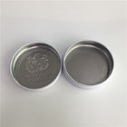 O frasco de alumínio redondo 5ml-200ml da lata de lata da borda lisa do produto comestível personalizou o logotipo