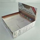 Caixa do papel de embalagem que empacota o tipo contrário varejo corrugado da barra da proteína do soro do bálsamo de bordo