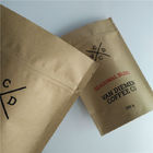 O vegetal de empacotamento personalizado do saco de papel semeia a prova Ziplock do cheiro da válvula para o café/chá