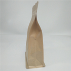 Malote reciclado reforço da parte inferior lisa de Doypack do saco de café do papel de embalagem do lado da folha de alumínio