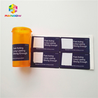 A luva do psiquiatra do conta-gotas etiqueta o tubo de ensaio farmacêutico das etiquetas a garrafa 30ml de vidro para o esteroide