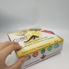 Caixas de exposição contrárias de empacotamento amigáveis do cartão da caixa de papel de Eco para a barra de energia dos doces