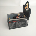 Barra de chocolate de empacotamento impressa costume das caixas do cartão do contador do PVC com latas de alumínio da hortelã