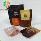 O papel de embalagem Levanta-se malotes do café, umidade plástica Ziplock do empacotamento de alimento - prova
