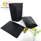 A impressão preta do papel de embalagem Personalizou o malote laminado do suporte do auto do produto comestível dos sacos de papel