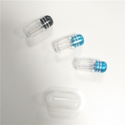 Estilo plástico do octógono das garrafas de comprimido do picosegundo Mini Rhino Pills Container Clear com tampão do metal
