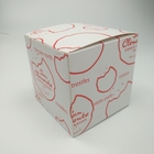 Projeto personalizado material de papel do bolo de casamento do tamanho das caixas de armazenamento do cartão do produto comestível