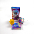 A embalagem cosmética da pestana colorida pela caixa de presente personalizada Shinny o tipo do holograma